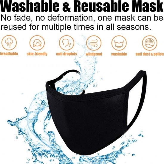 MSK20 3PCS Washable Reusable Mask Protects Face Mouth